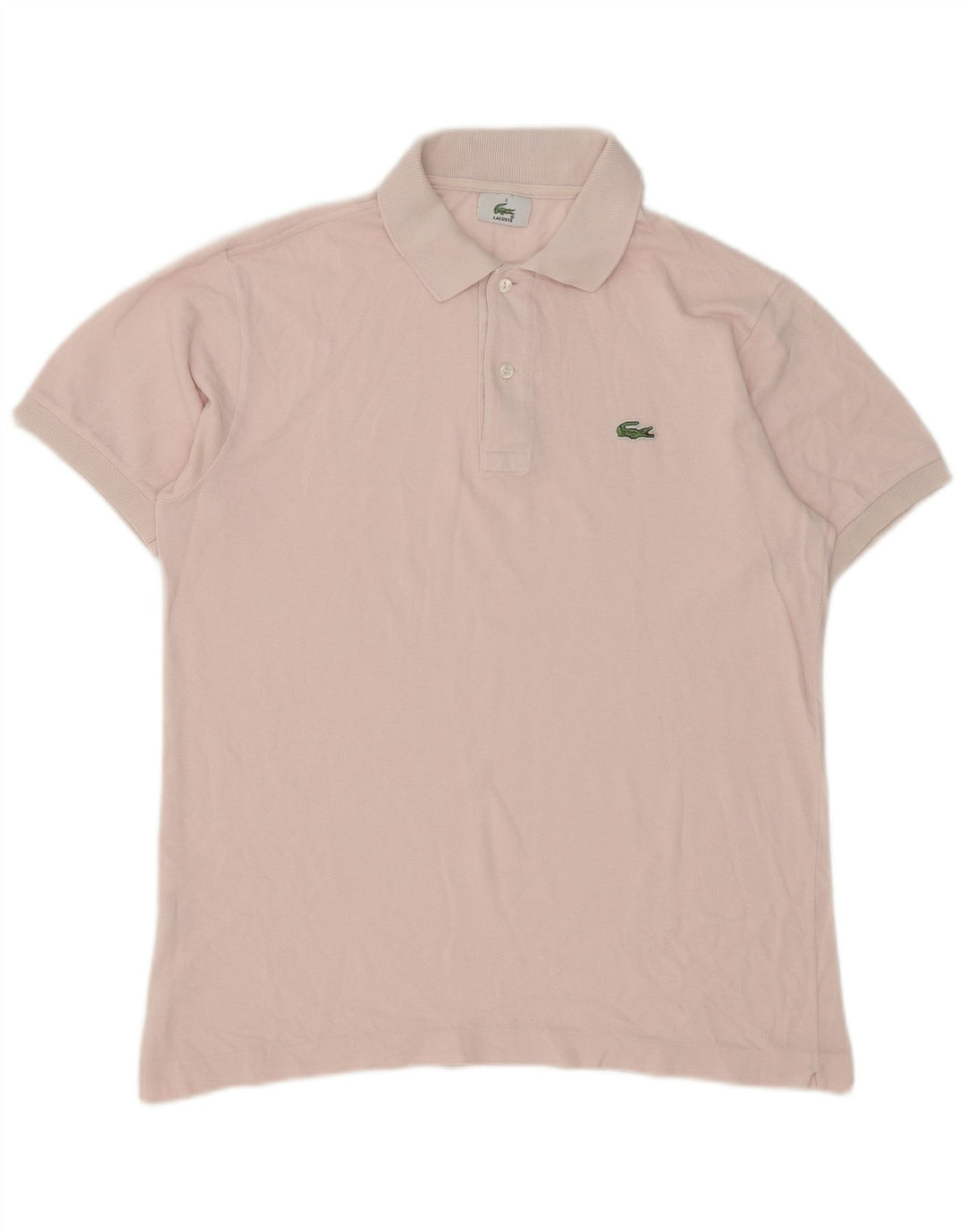 Lacoste muška polo majica veličine 3 mala ružičasta pamučna