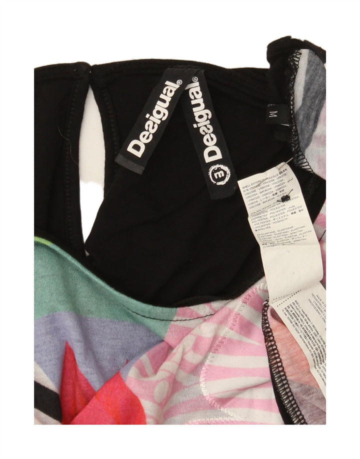 Desigual gornji dio ženske grafičke bluze UK 14 srednje raznobojne cvjetne