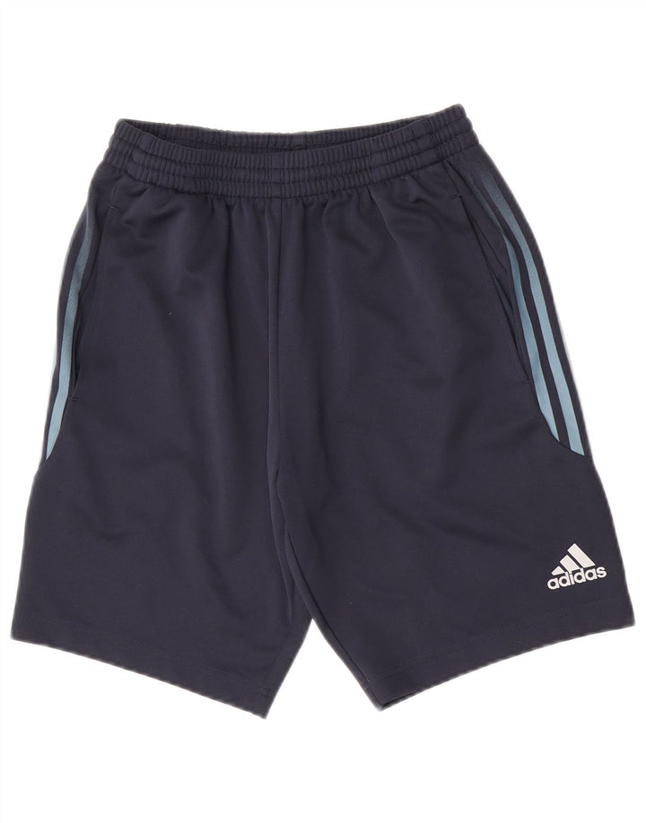 Adidas muške sportske kratke hlače Climalite Medium tamnoplavi poliester