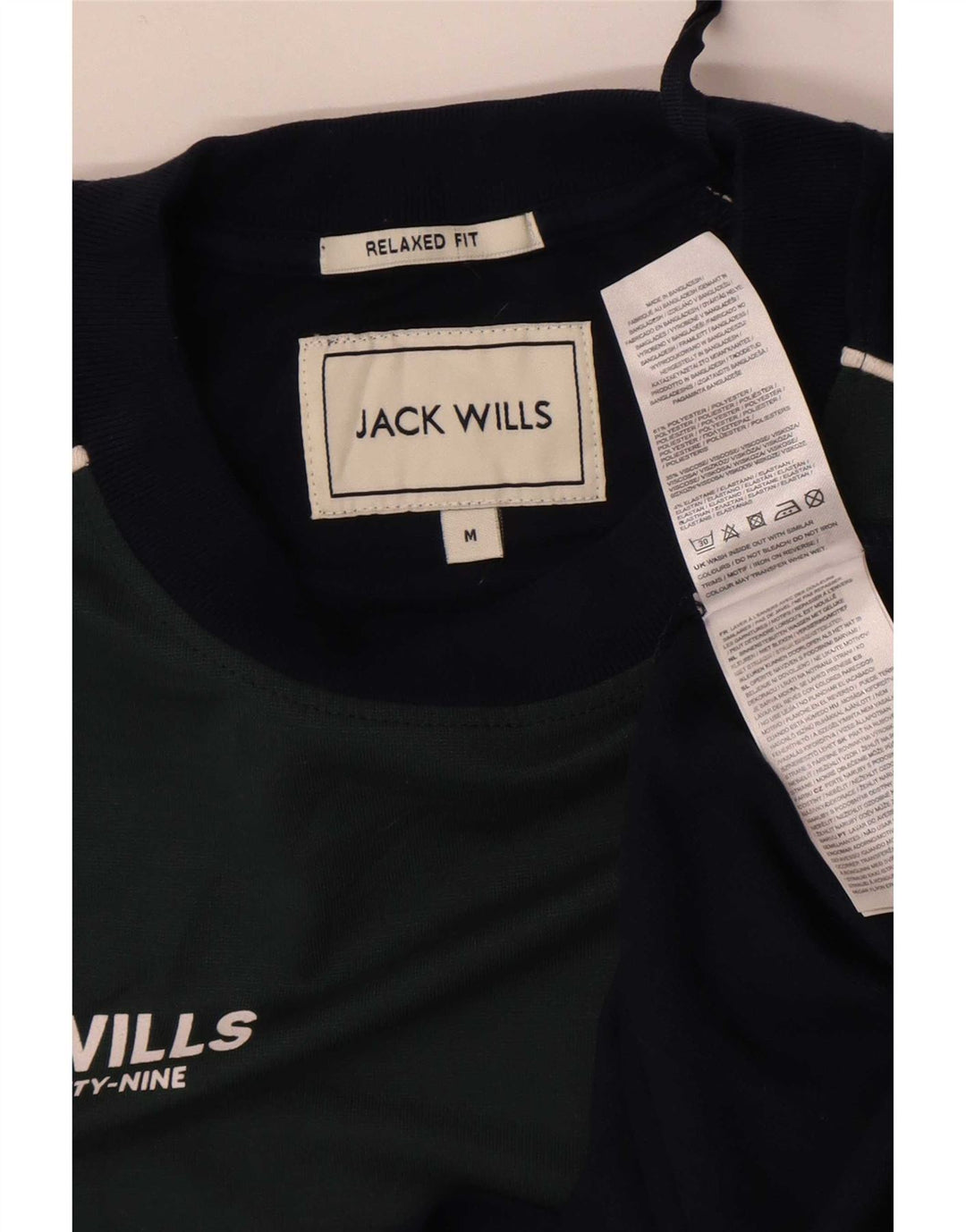 Jack Wills muška majica kratkih rukava s grafičkim motivima srednje tamnoplave boje
