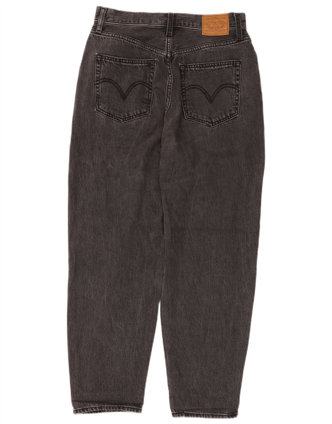 LEVI'S ženske široke traperice visokog struka W29 L27 sivi pamuk