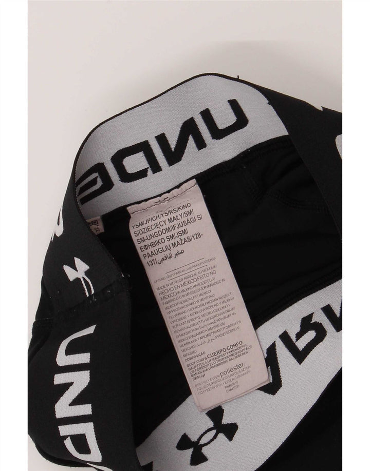 Under Armour Graphic Capri tajice za djevojčice 7-8 godina Male crne poliesterske