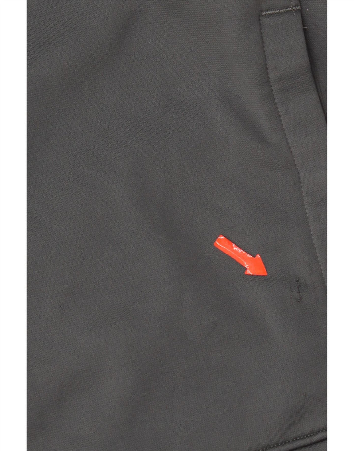 Under Armour muška majica s izrezom na patentni zatvarač Veliki sivi poliester