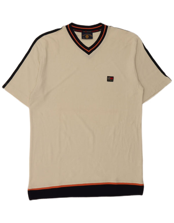 Navigare muška majica kratkih rukava 2XL od bijelog pamuka