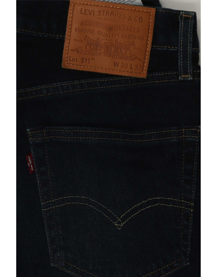 Levi's muške 511 uske traperice W30 L32 tamnoplavi pamuk