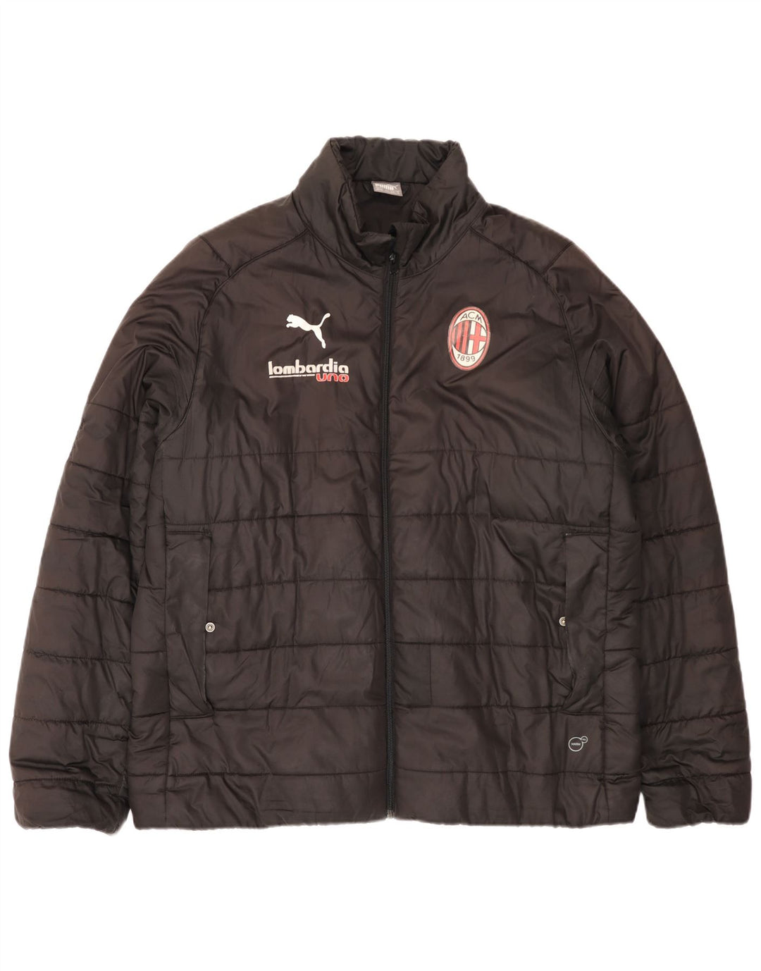 Puma muška podstavljena jakna AC Milan UK 42 XL crna