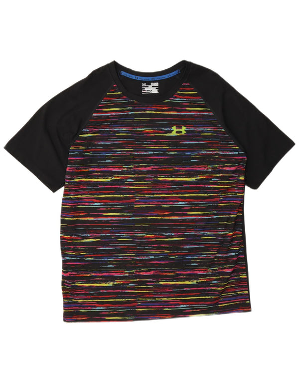 Under Armour Top majica kratkih rukava Heat Gear 2XL crna s mrljama