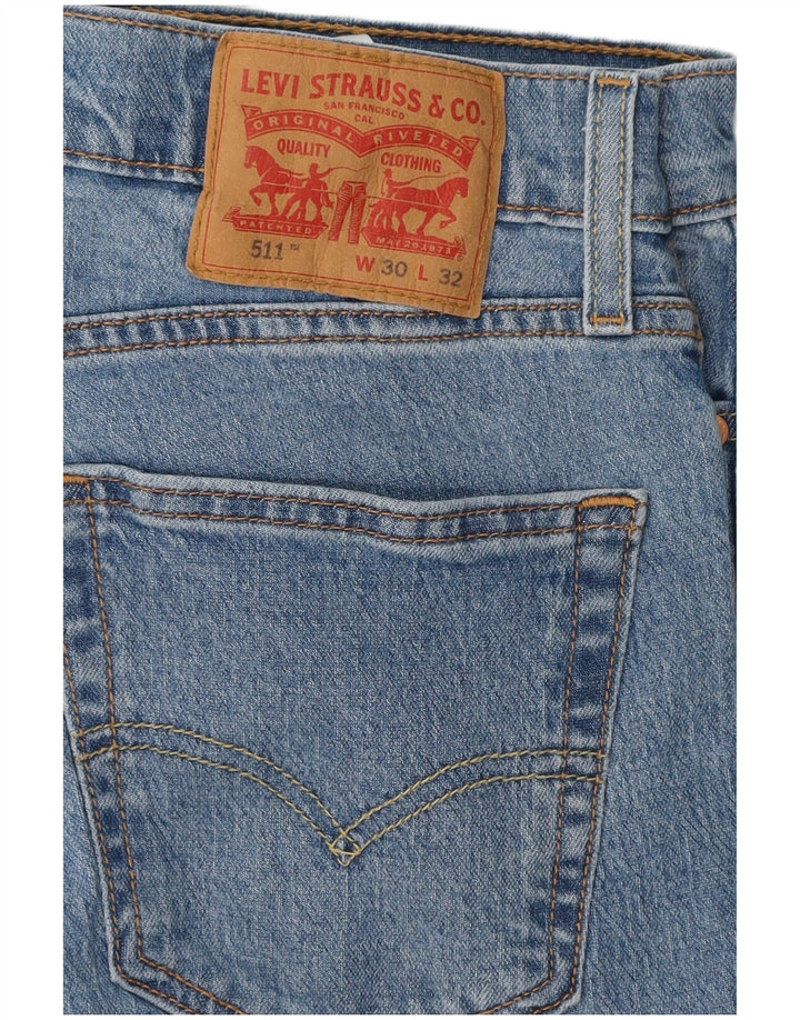 Levi's muške 511 uske traperice W30 L32 plavi pamuk