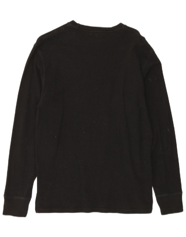 Polo Ralph Lauren muška majica dugih rukava srednje crne pamučne boje