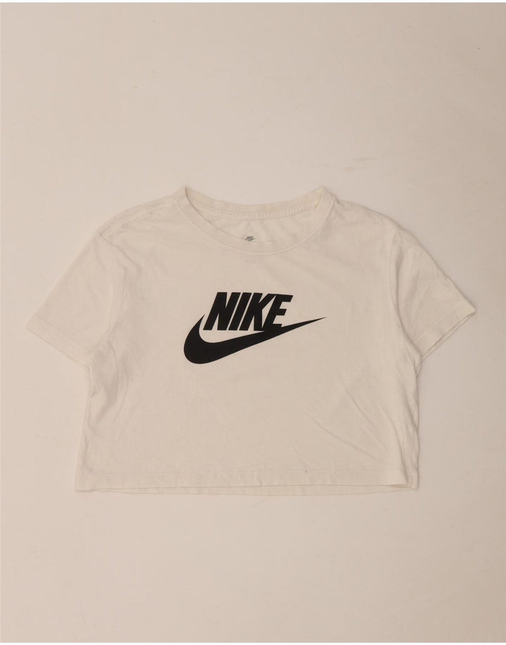 Nike ženska majica kratkih rukava s velikim crtežima UK 10 Small Off White