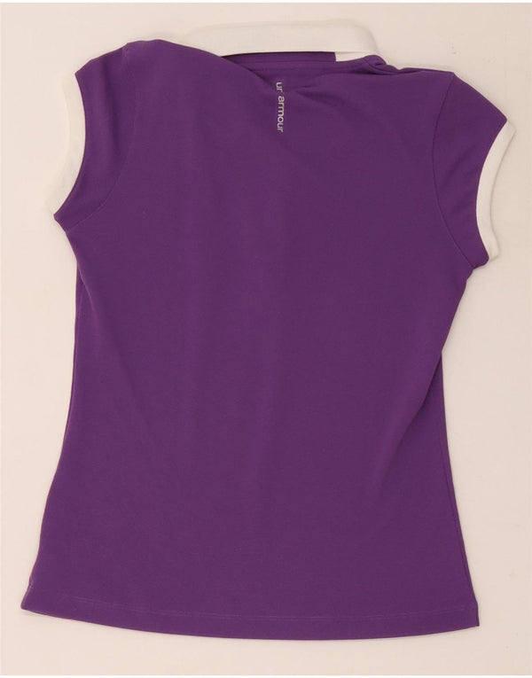 Under Armour ženska polo majica Heat Gear UK 12 srednje ljubičaste boje
