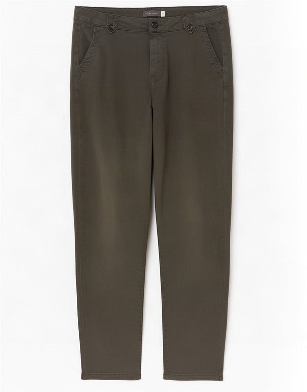 MINT VELVET Ženske sužene chino hlače UK 12 srednje W32 L28 kaki pamuk