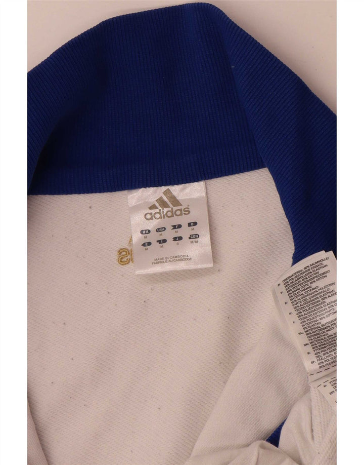 Adidas muška gornja jakna trenirke srednje bijele boje, pamuk