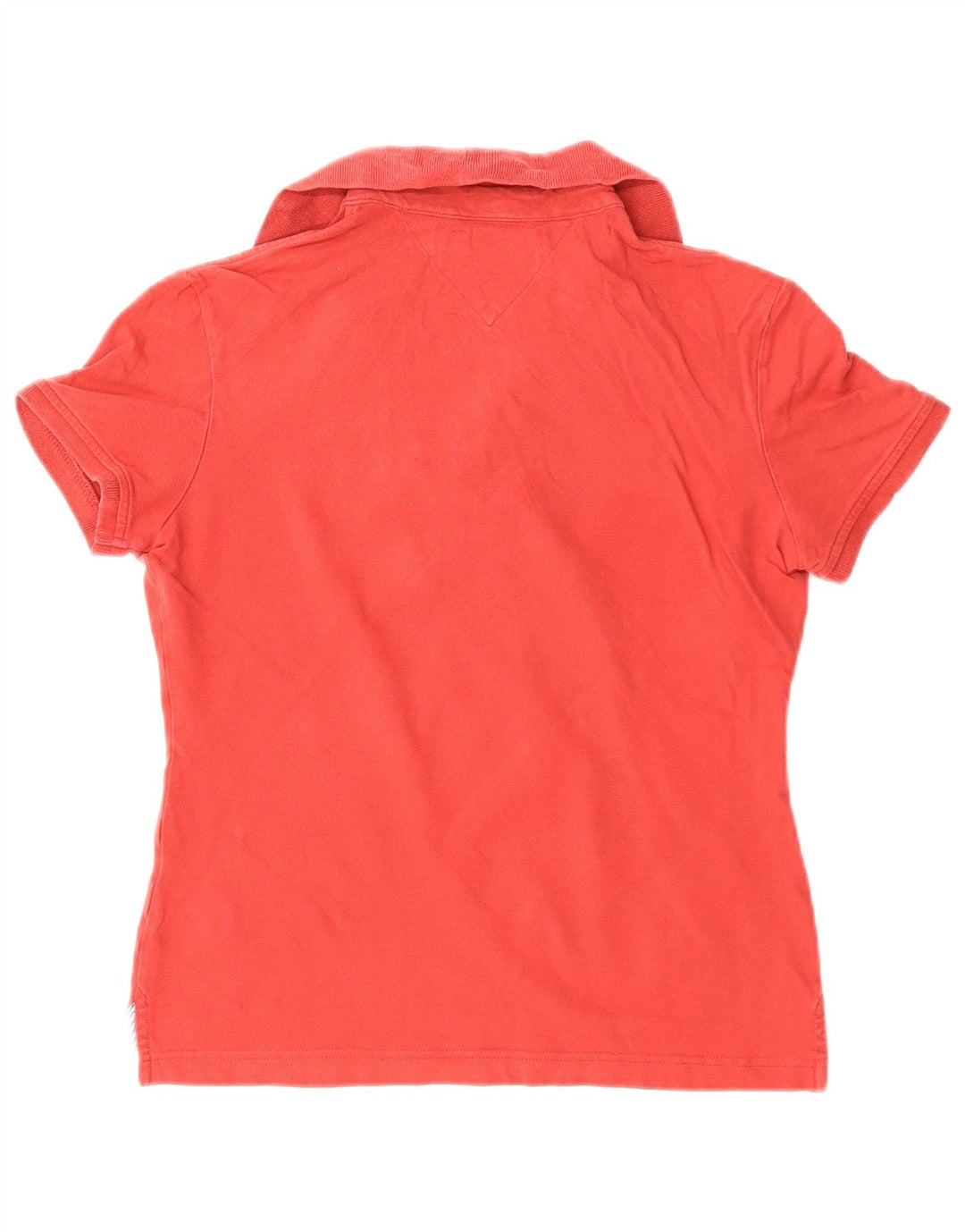 TOMMY HILFIGER Ženska polo majica UK 10 Mala crvena pamuk