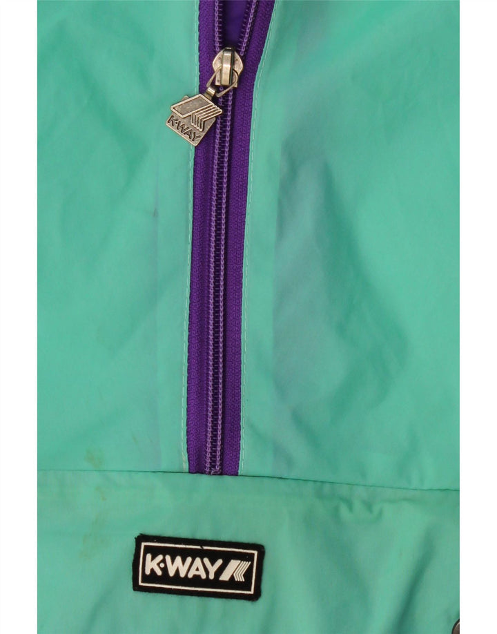 K-WAY kišna jakna s kapuljačom za djevojčice 8-9 godina, zelena boja