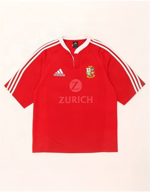 Muška majica kratkih rukava Adidas Zurich Graphic T-Shirt srednje crvene boje od poliestera