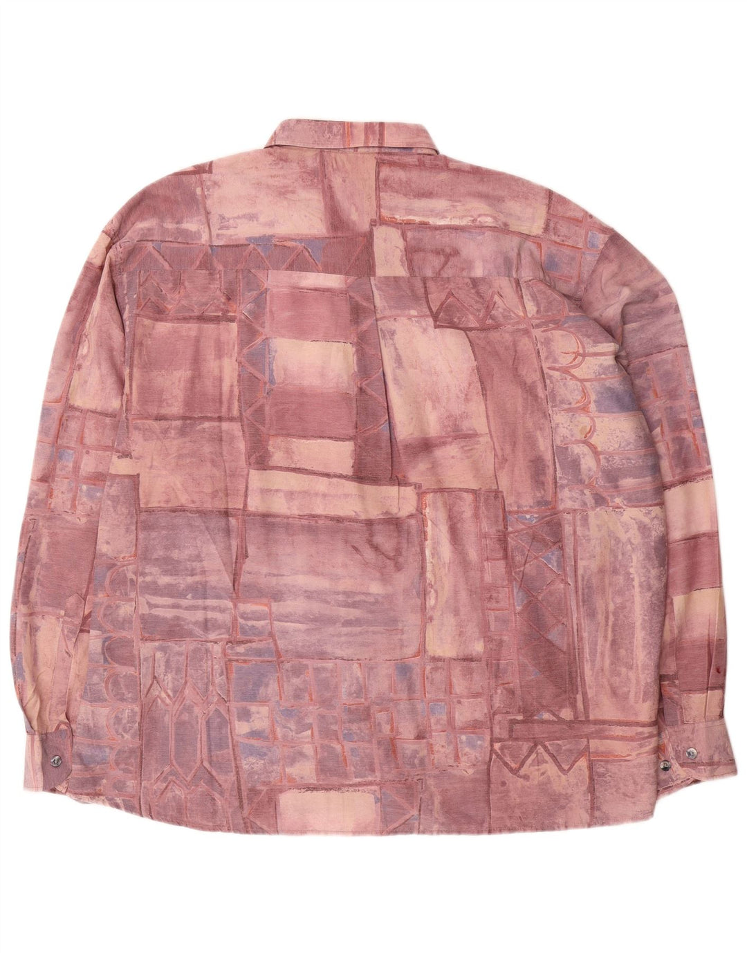 Muška košulja Jean Chatel, veličina 45/46 XL, bordo patchwork