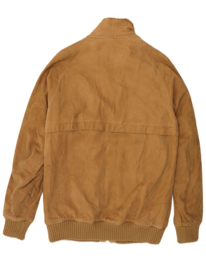 VINTAGE muška jakna s ovčicama UK 38 srednje smeđa