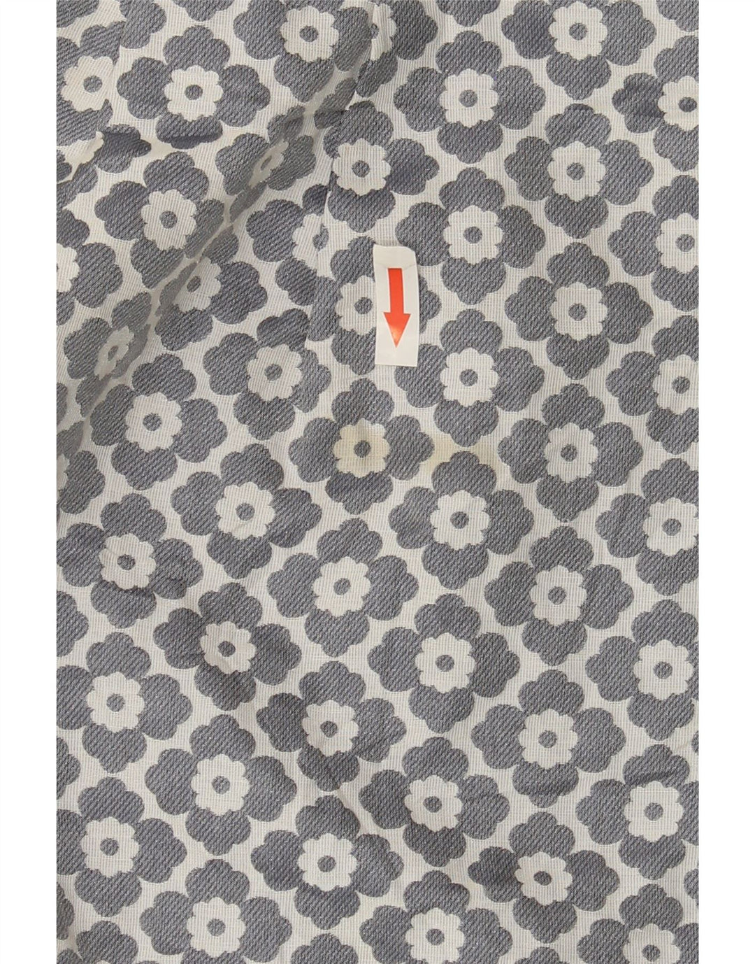 Oasis ženska mini suknja UK 10 mala W28 sivi cvjetni poliester