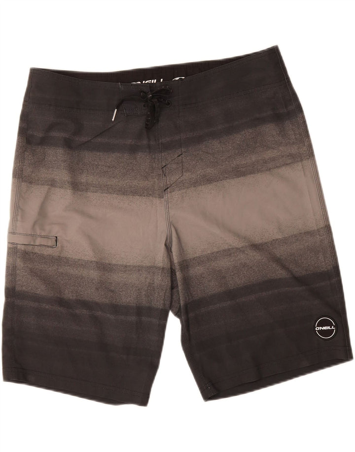 O'NEILL Mens Swimming Shorts Large Grey Colourblock Polyester Vintage O'Neill and Second-Hand O'Neill from Messina Hembry 