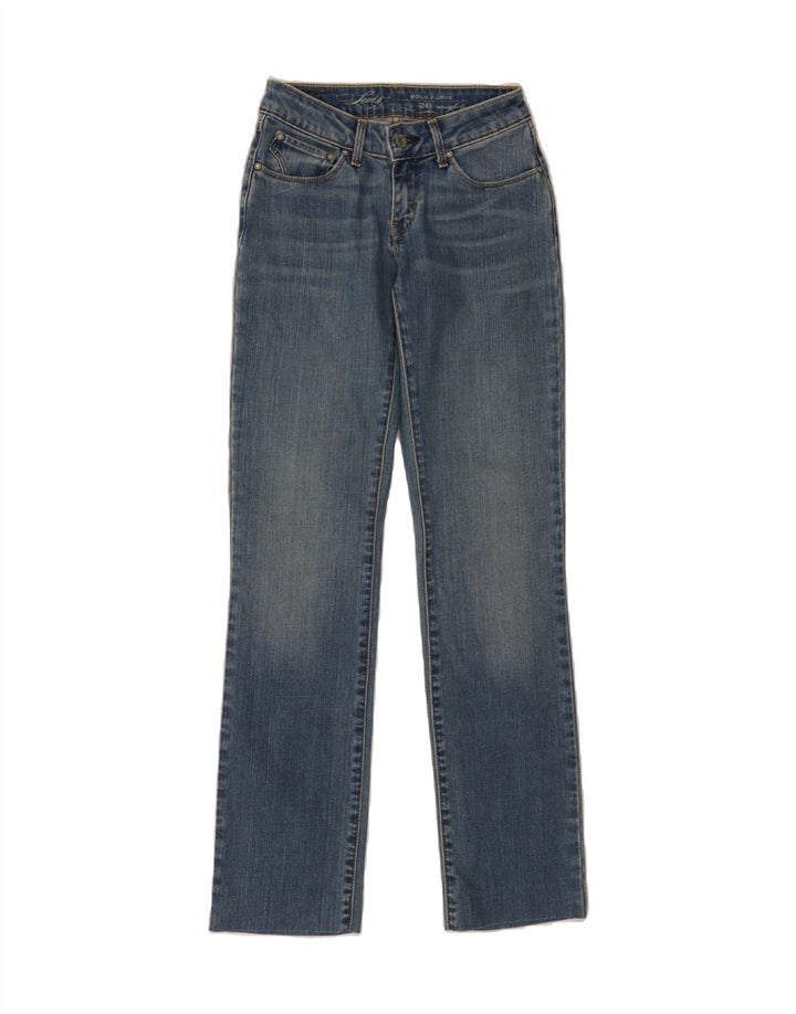 LEVI'S Womens Bold Curve Straight Jeans W26 L30 Blue Vintage Levi's and Second-Hand Levi's from Messina Hembry 