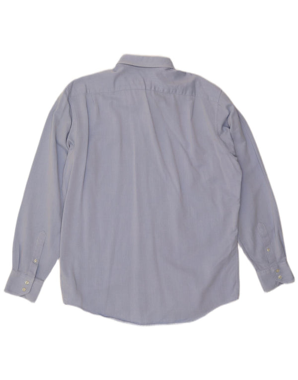 LACOSTE muška košulja standardnog kroja, veličina 43, velika, plava pamuk