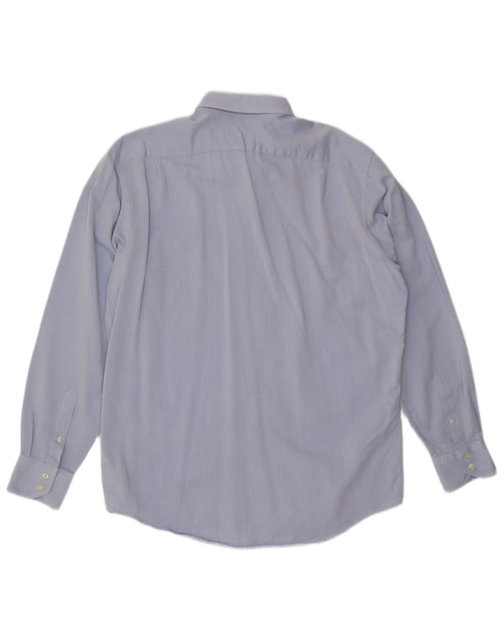 LACOSTE muška košulja standardnog kroja, veličina 43, velika, plava pamuk