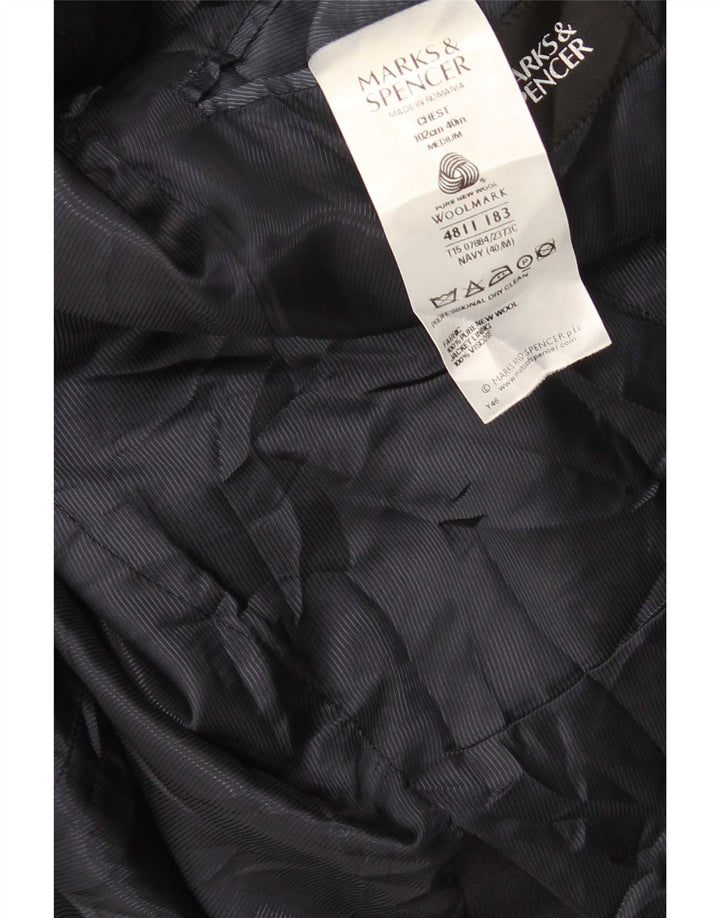Marks & Spencer muška jakna sa 2 gumba UK 40 srednje tamnoplava nova vuna