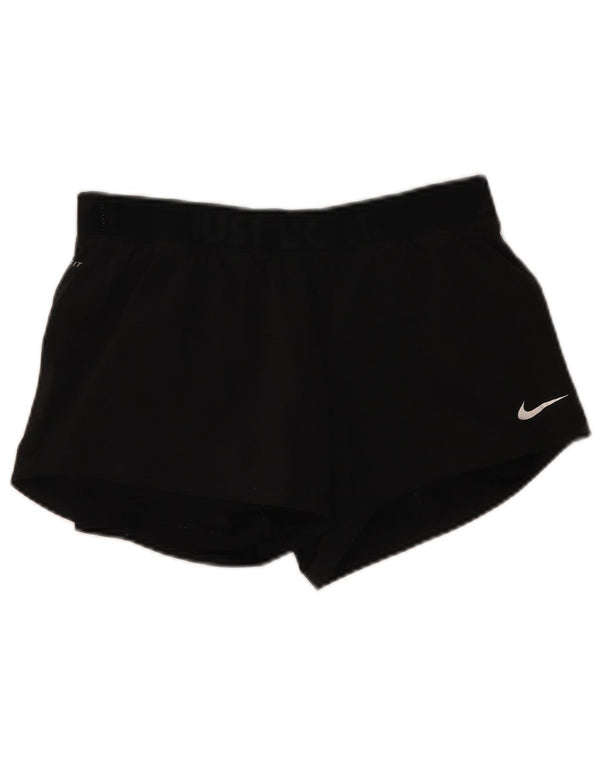 Nike ženske kratke sportske hlače Dri Fit UK 14 srednje crne