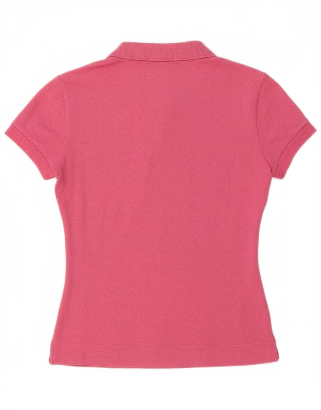 LACOSTE Womens Polo Shirt Size 38 Medium Pink Cotton