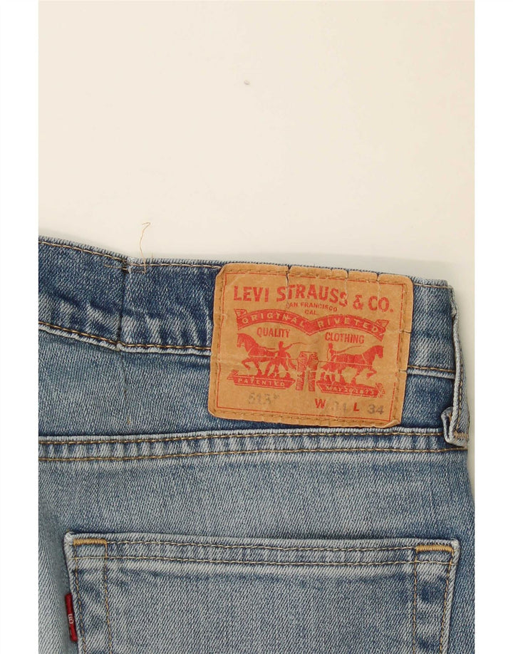 Levi's muške 513 uske ravne traperice W34 L30 plave