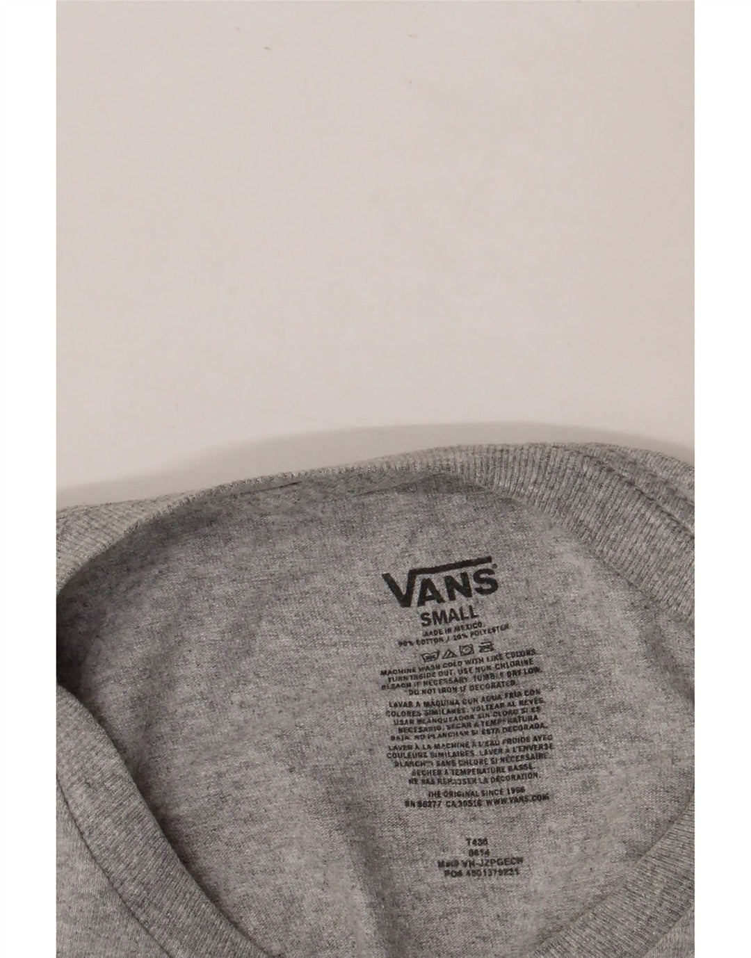 VANS Ženska majica kratkih rukava s grafičkim motivima UK 10 Small Grey Cotton