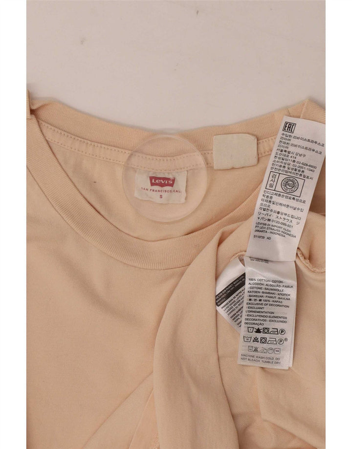 Levi's muška majica kratkih rukava mala, bež pamuk