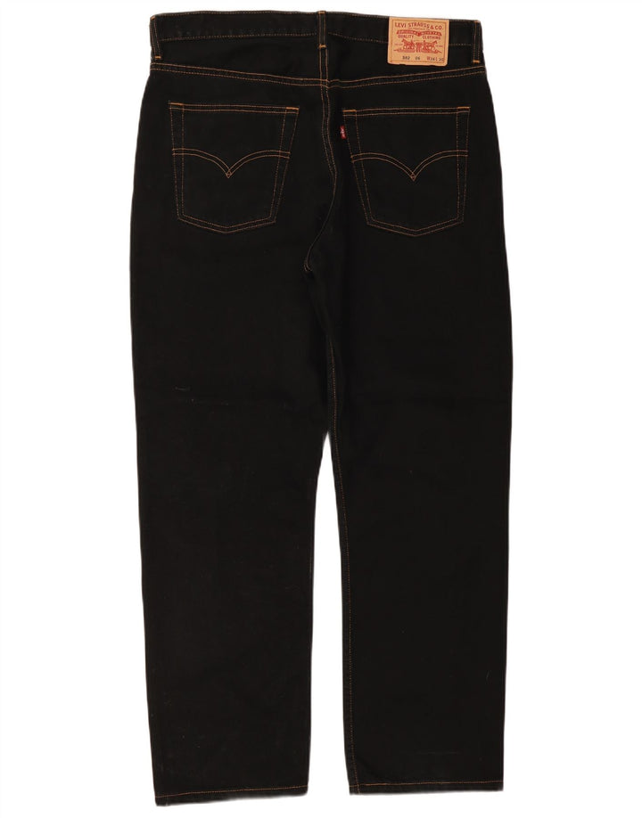 Levi's muške 582 ravne traperice W36 L30 crne