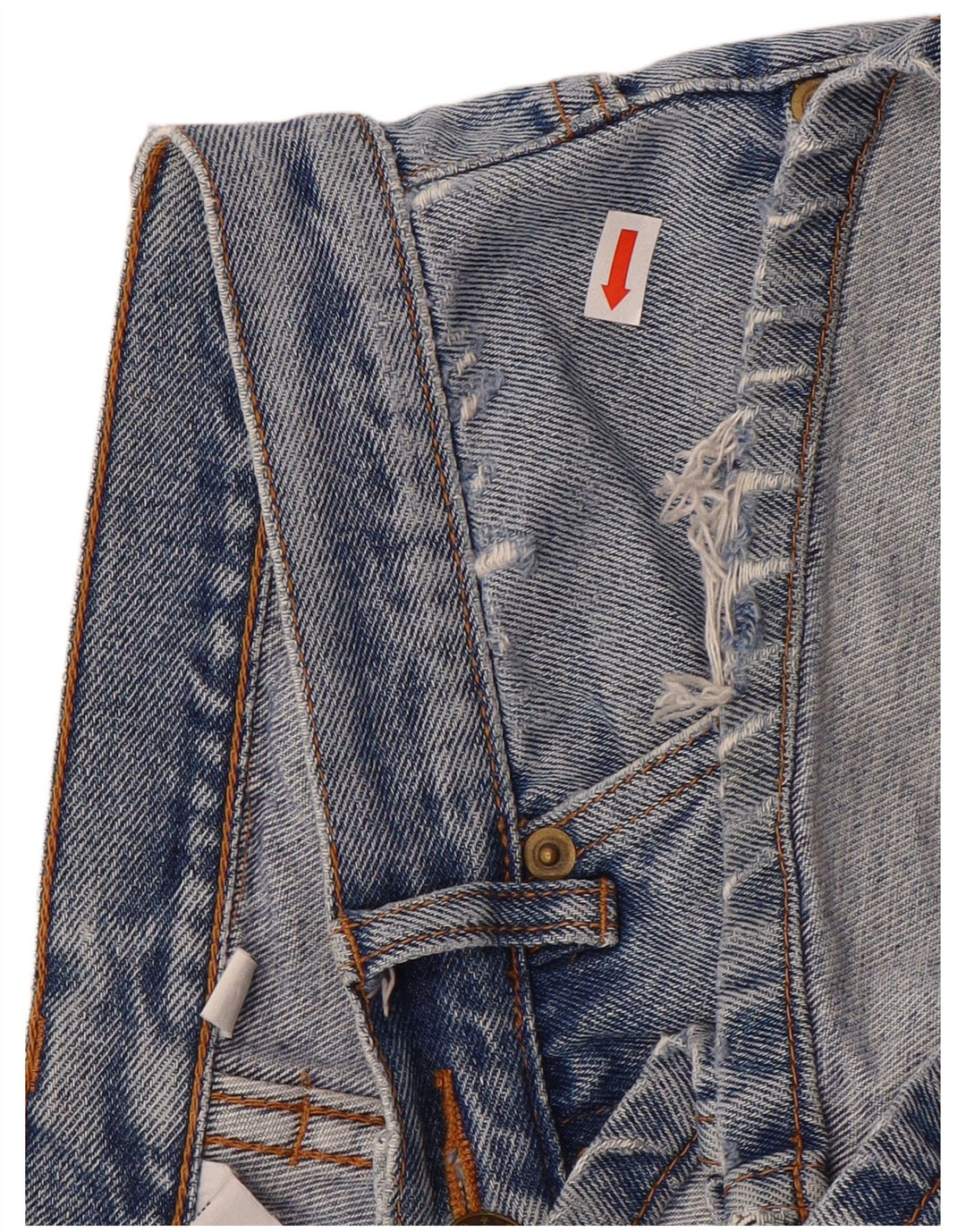 VINTAGE Womens Denim Shorts W31 Medium  Blue Cotton