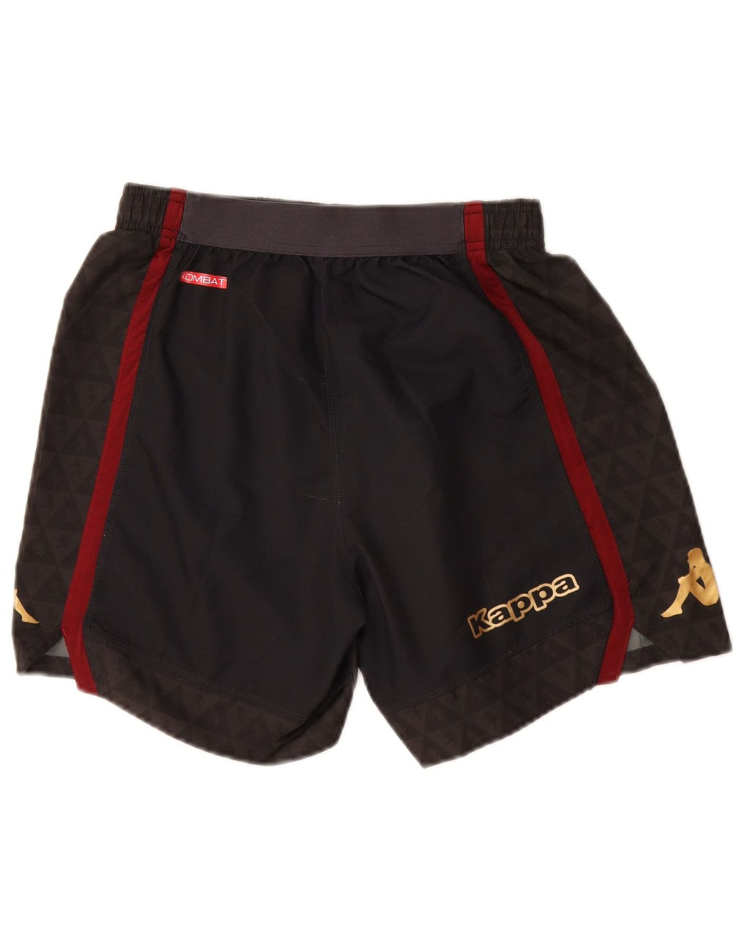 KAPPA Ženske FC Torino Graphic Sport Shorts UK 8 Mali crni poliester