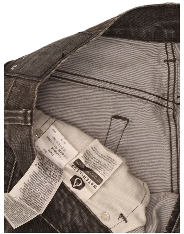 Levi's muške 541 ravne traperice W33 L32 sivi pamuk