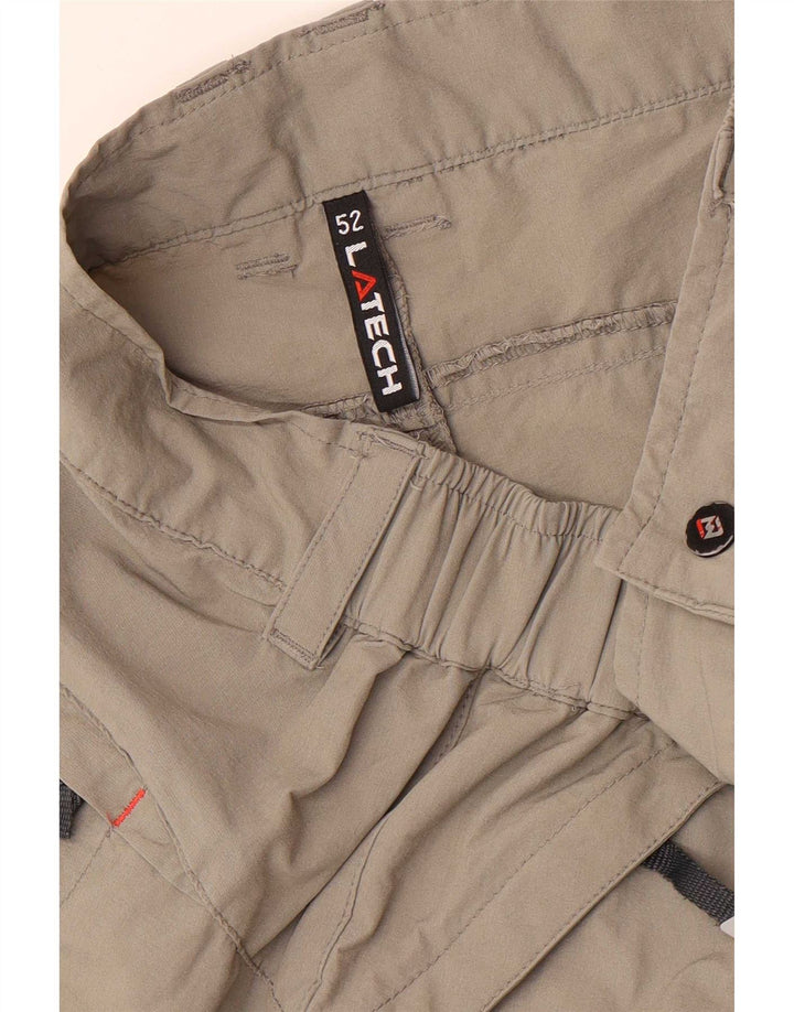 Vintage muške cargo kratke hlače IT 52 XL W38 Sive