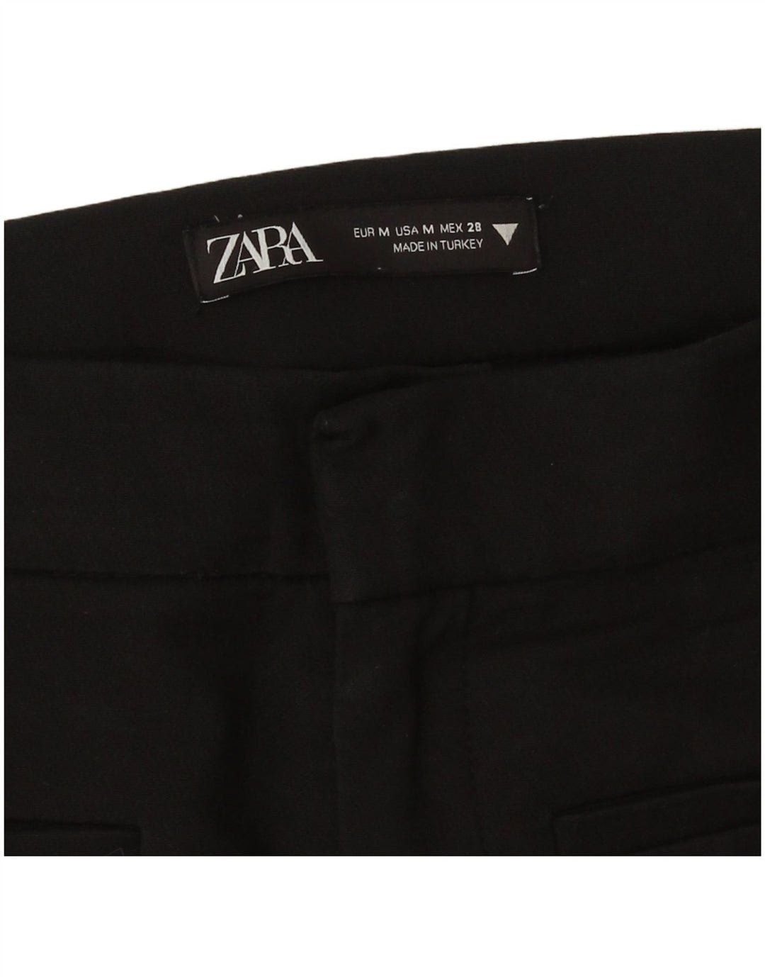 Zara ženske ležerne hlače srednje veličine W28 L26 crne