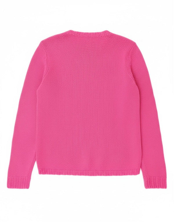 Ralph Lauren Womens Boat Neck Jumper Sweater UK 18 XL Pink Acrylic