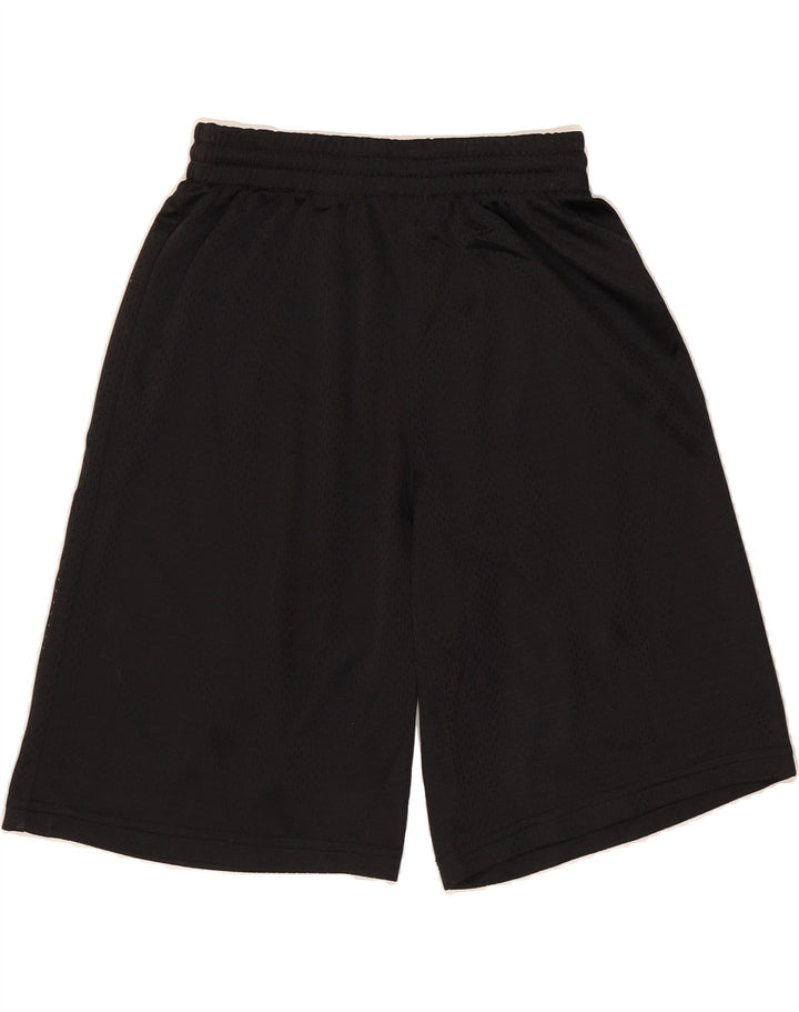 RUSSELL ATHLETIC Boys Sport Shorts 10-11 Years Medium Black Polyester Vintage Russell Athletic and Second-Hand Russell Athletic from Messina Hembry 