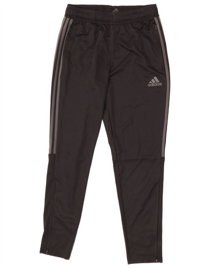 Adidas muške trenirke srednje crne poliesterske hlače