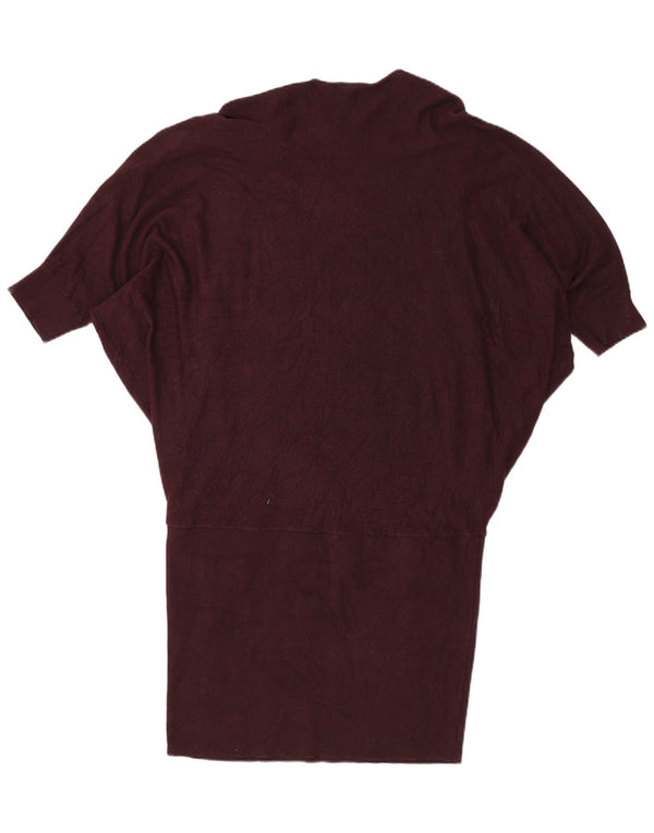 Phase Eight ženska haljina spuštenog struka 1/2 rukava UK 14 velika tamnocrvena