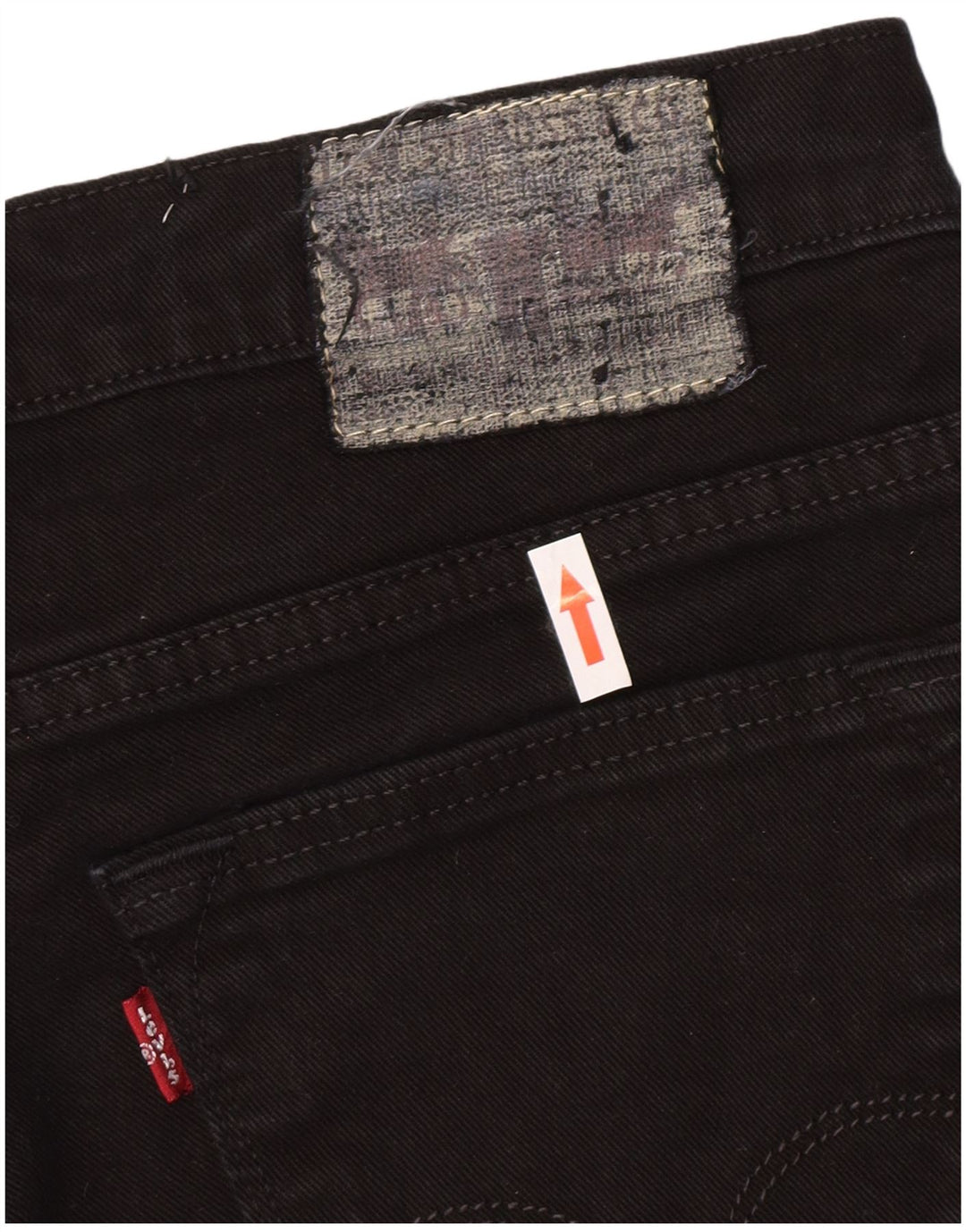 Levi's muške 519 uske traperice W33 L30 crni pamuk