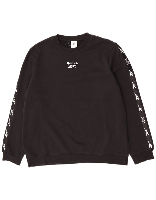 Reebok muška majica s grafičkim motivima XL crni pamuk