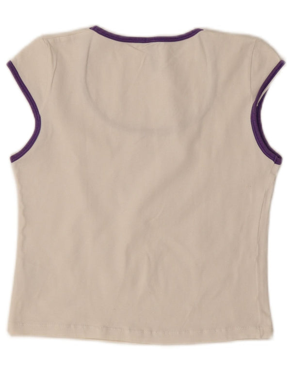 Lee ženska majica kratkih rukava UK 14 Veliki bijeli pamuk