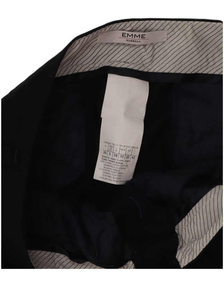 MARELLA ženske EMME uske chino hlače UK 10 male W32 L30 tamnoplave