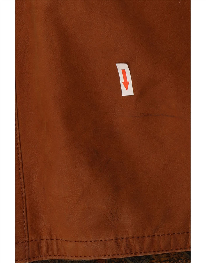 Vintage muška kožna jakna IT 54 2XL smeđa