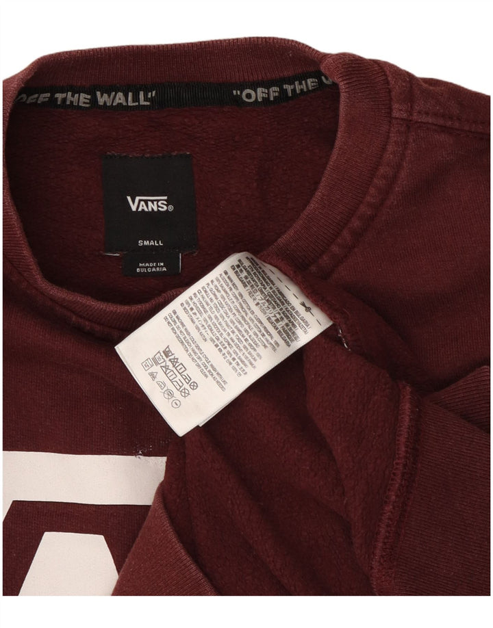 Vans muška majica s grafičkim motivima, mali bordo pamuk