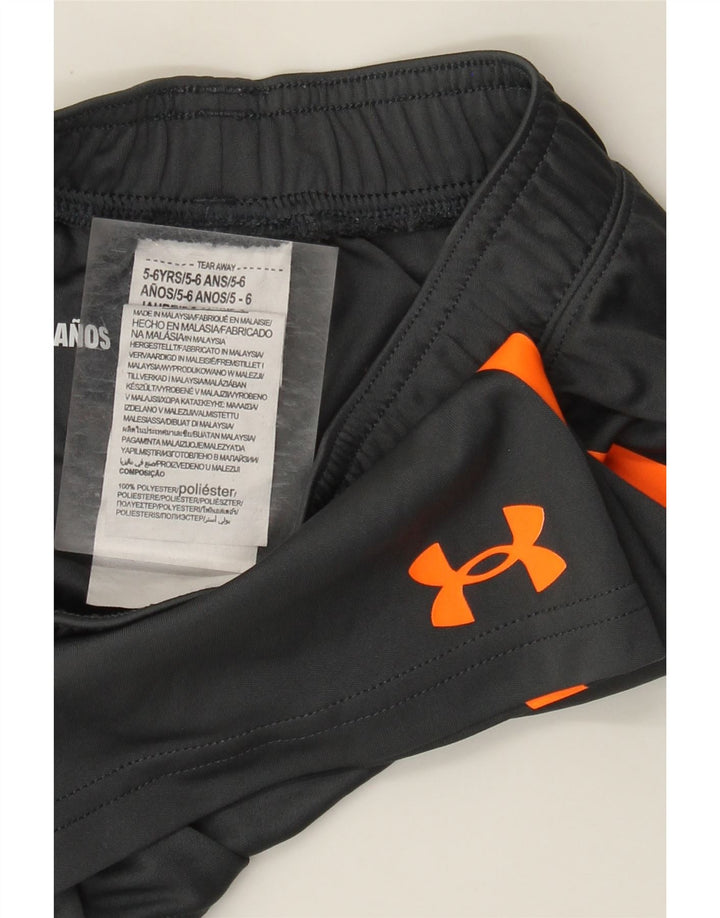 Sportske kratke hlače Under Armour za dječake 5-6 godina, sivi poliester